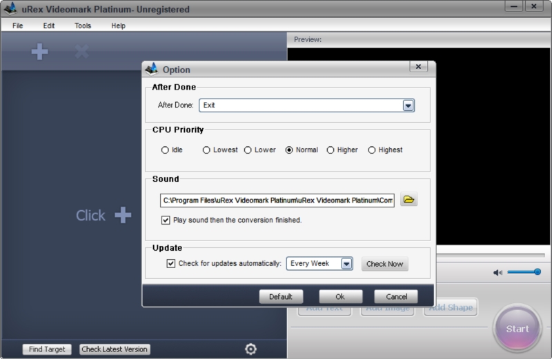 uRex Videomark Platinum2