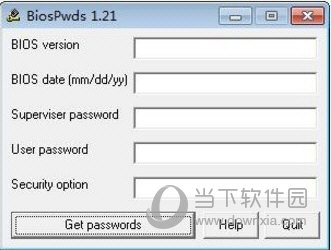 BiosPwds(bios密码查看工具)V2.0绿色版