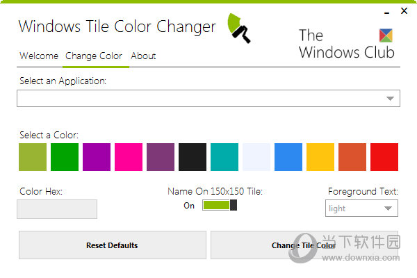 Windows Tile Color Changer