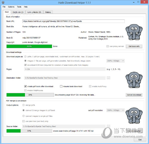 HathiDownloadHelper(hathitrust数字图书馆下载工具)V1.1.1官方版					
						版本