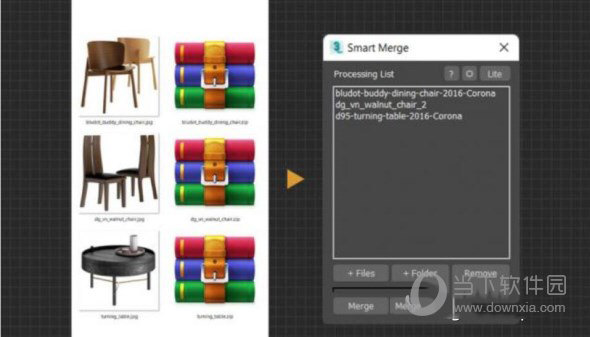 SmartMerge(3DSMAX多模型导入合并插件)V1.99最新免费版					
						版本