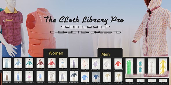TheClothLibrary2(Blender服装衣服预设插件)V1.0免费版					
						版本