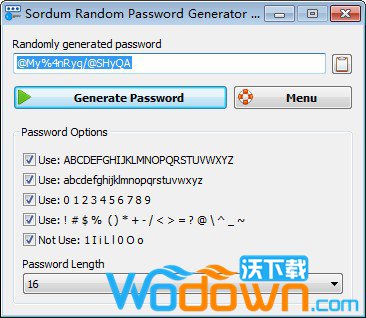 Sordum Random Password Generator(随机密码生成器)v1.0免费版