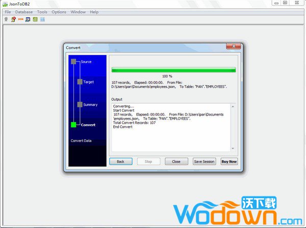 JsonToDB2(Json数据导入DB2工具)v1.9官方免费版