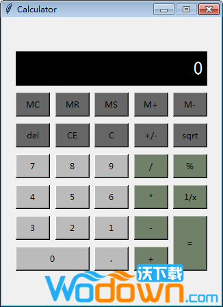 calculator(简易计算器)v1.0绿色版