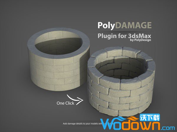 PolyDamage(3dmax效果插件)v1.01汉化中文版
