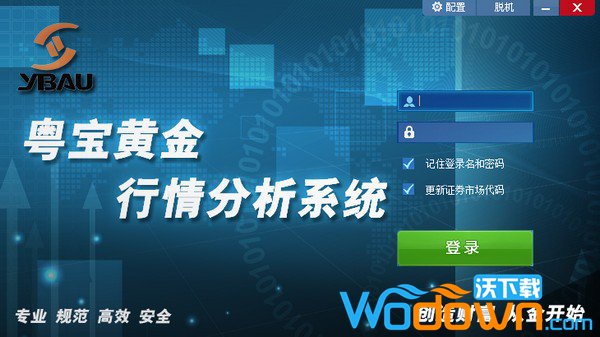 粤宝黄金行情分析系统